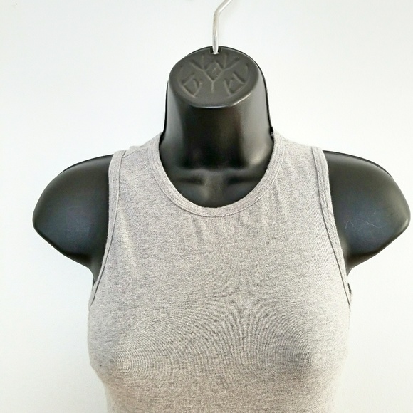 Brandy Melville Gray sleeveless long tank - Picture 5 of 5